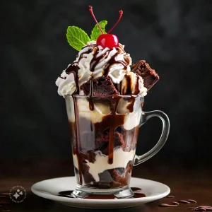Chocolate Brownie Sundae
