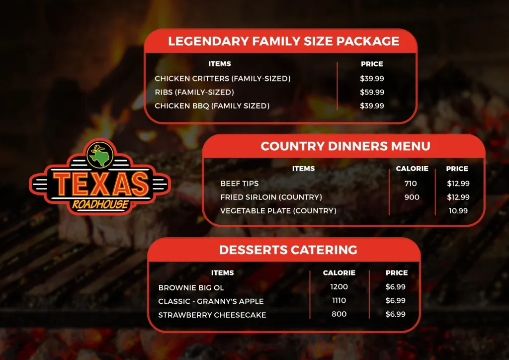 Texas Roadhouse Catering Menu pdf 3
