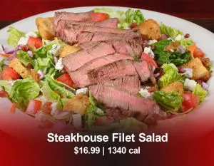Texas Roadhouse Steakhouse Filet Salad